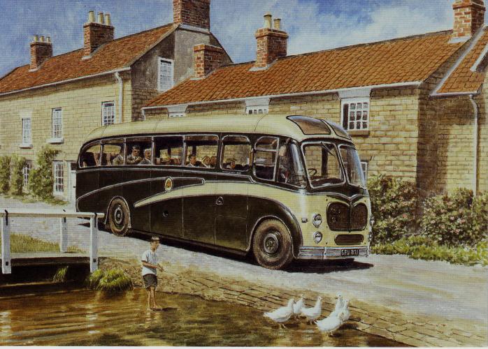 Daimler coach, North Yorkshire
